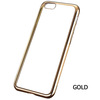 Amb Walk N Talk  Iphone 7 Case - Clear with accent colour - Gold Image