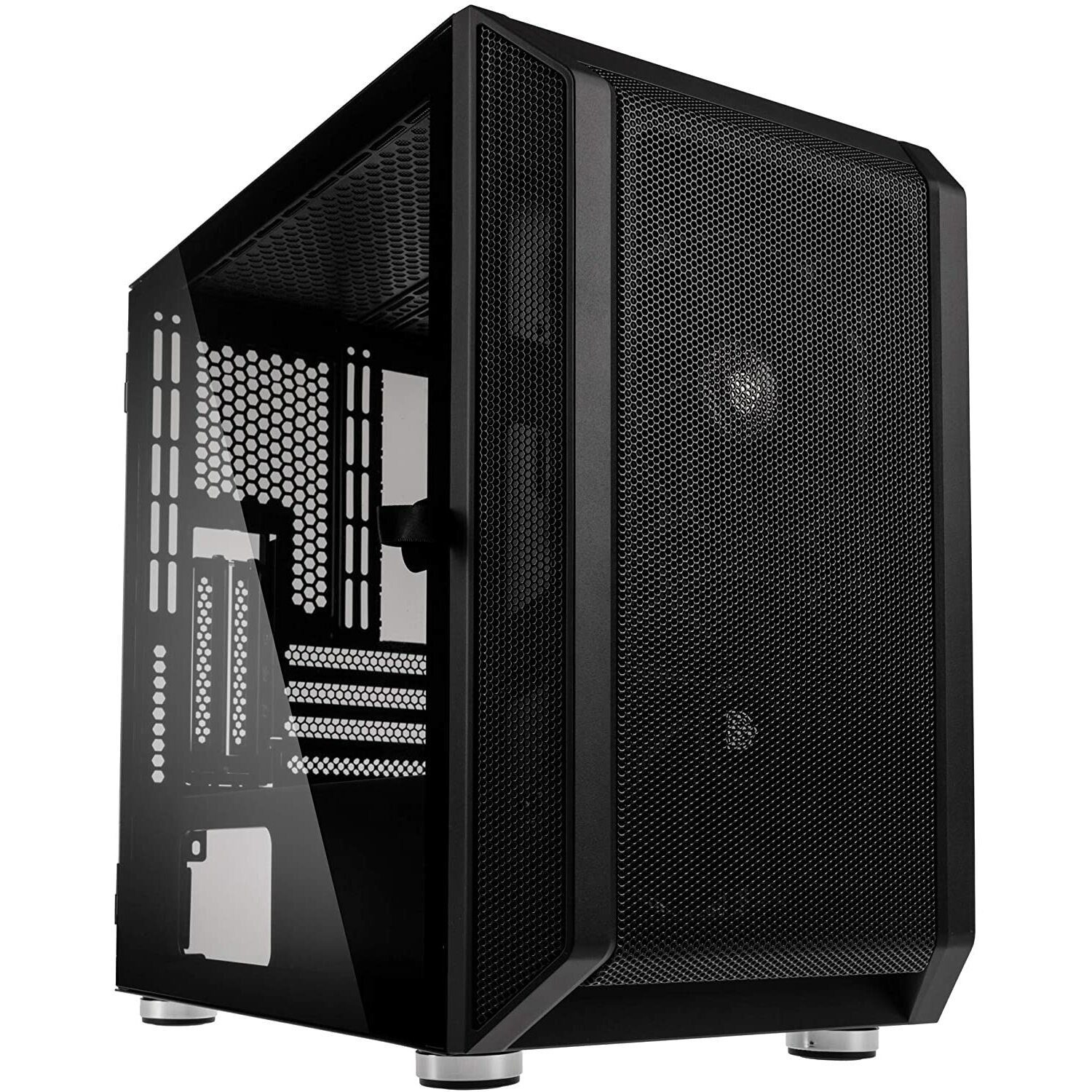 Kolink Citadel Micro Atx Gaming Case Black Mesh Front With Tempered Glass Side Window Falcon Computers