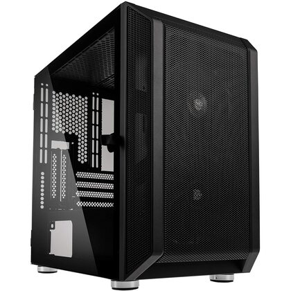 Kolink  Citadel Micro ATX Gaming Case - Black Mesh Front with Tempered Glass Side Window