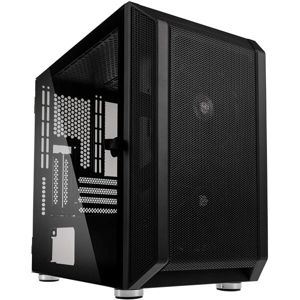 Kolink  Citadel Micro Atx Gaming Case - Black Mesh Front With Tempered Glass Side Window