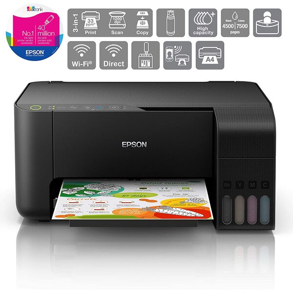 EPSON EcoTank ETM2710 Colour Wireless Inkjet Printer Falcon Computers