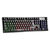 MARVO Scorpion K616A Gaming Keyboard, 3 Colour LED Backlit, USB 2.0, Frameless and Compact Design with Multi-Media and Anti-ghosting Keys, UK Layout Image
