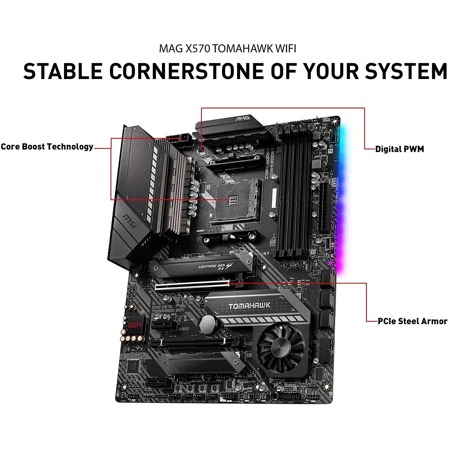 Msi tomahawk max wifi. Mag x570 Tomahawk WIFI. Mag x570 Tomahawk WIFI ATX. Материнская плата томагавк 570. MSI mag x570.