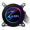 Gigabyte GP-ALQCO280 AORUS 280mm LCD ARGB Intel/AMD CPU Liquid Cooler - Special Offer Image