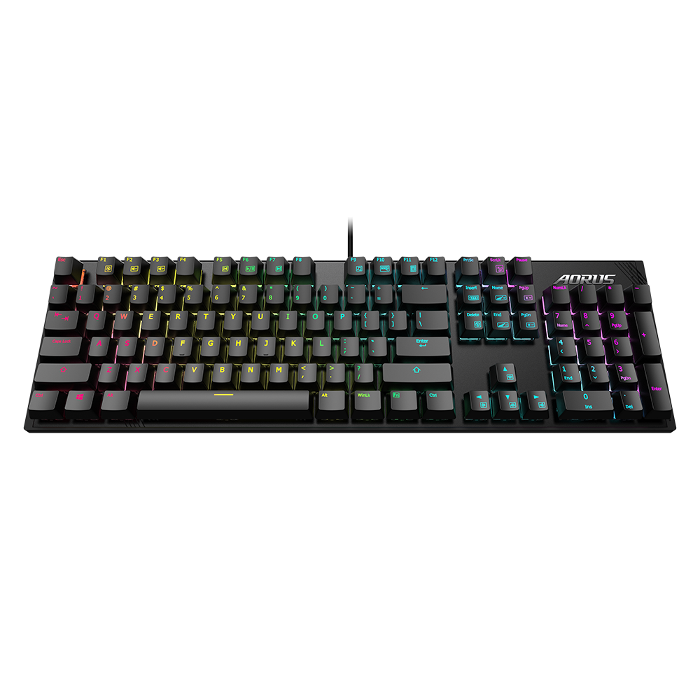 Gigabyte GKAORUSK1 AORUS K1 Gaming Keyboard with Cherry RED MX