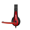 Canyon Simple PC headset HSC-1 Black / Red 3.5mm Jack x 1 - Special Offer Image