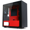 Tecware  Nexus M - Mini Tower Black / Red - TG Side Pannel Image