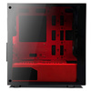 Tecware  Nexus M - Mini Tower Black / Red - TG Side Pannel Image