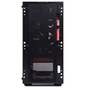 Tecware  Nexus M - Mini Tower Black / Red - TG Side Pannel Image