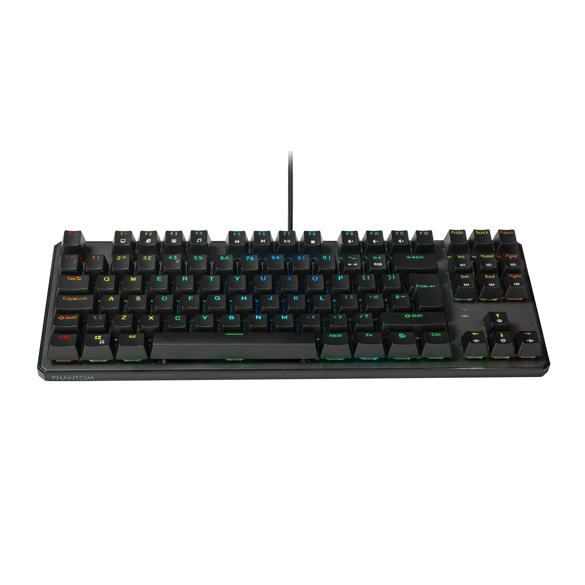 Tecware Phantom RGB 88Key Backlit Mech Keyboard (Brown Switch