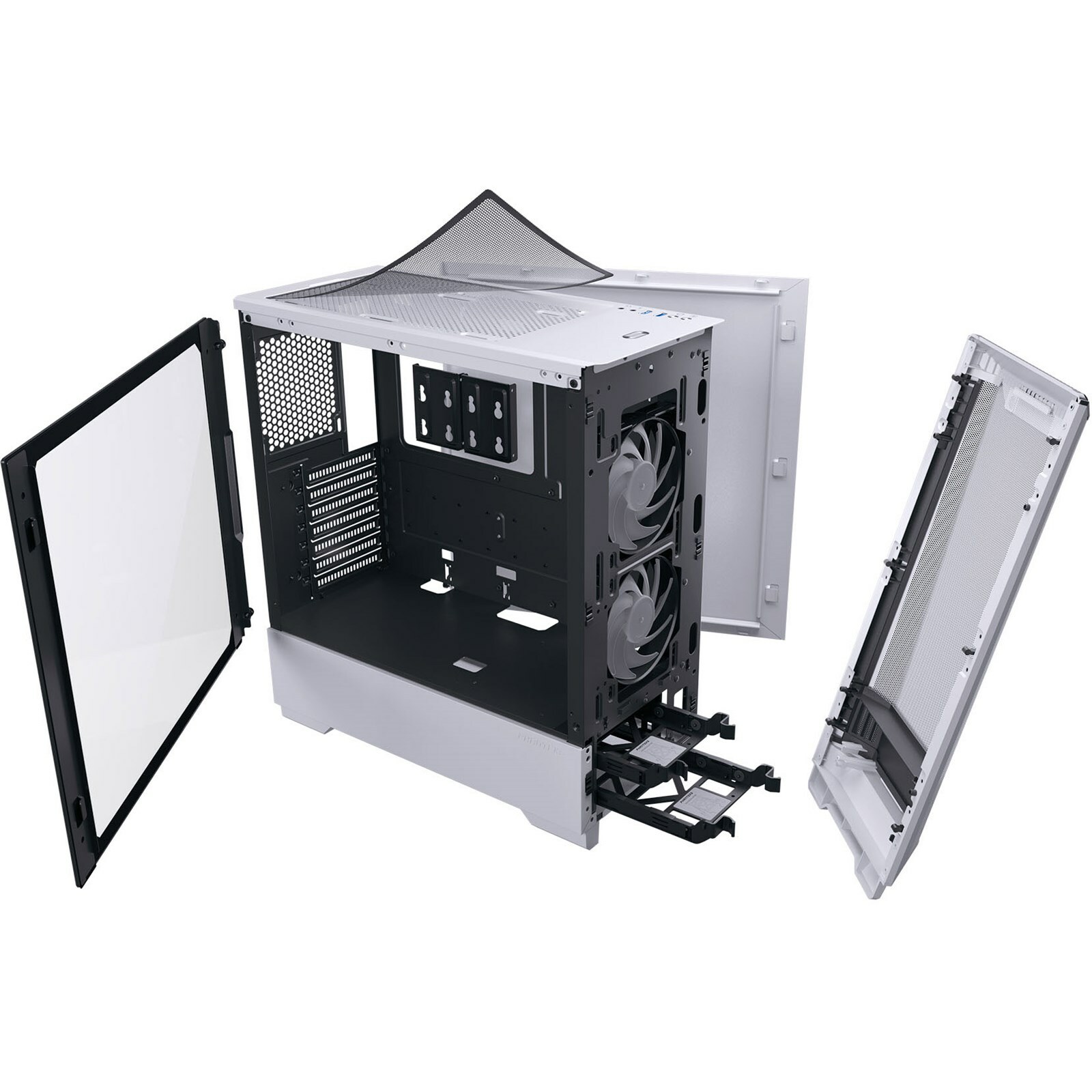 Phanteks Eclipse P360A AIR DRGB Gaming Case White With Tempered Glass