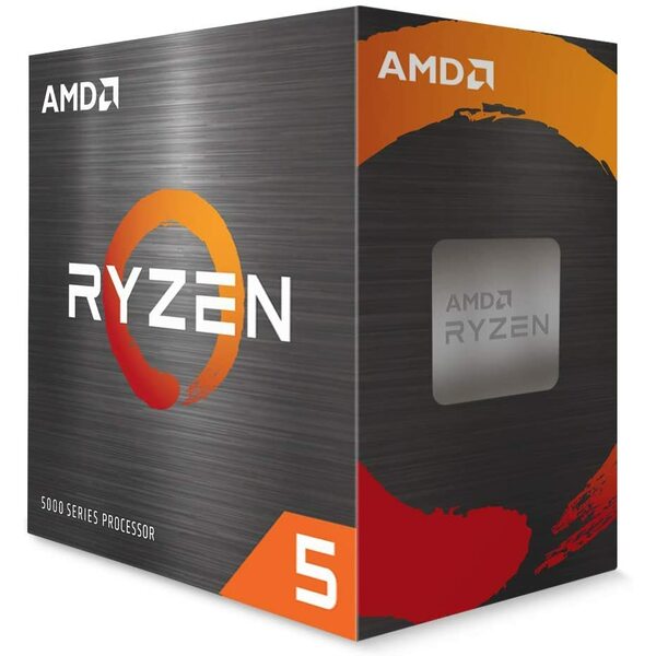 AMD 100-100000065BOX Ryzen 5 5600X Processor 6 Core / 12 Thread, 35MB Cache, 3.7 / 4.6 GHz Max Boost