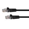 Generic  2Mt RJ45 CAT5E UTP Network Patch Lead - Black - Full Copper Image