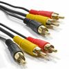 Generic  5 5 meter RCA Phono To 3 RCA Phono 5Mtr Image