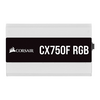 Corsair  750 Watt CX750F RGB White Fully Modular PSU/Power Supply - Black Friday Deal Image