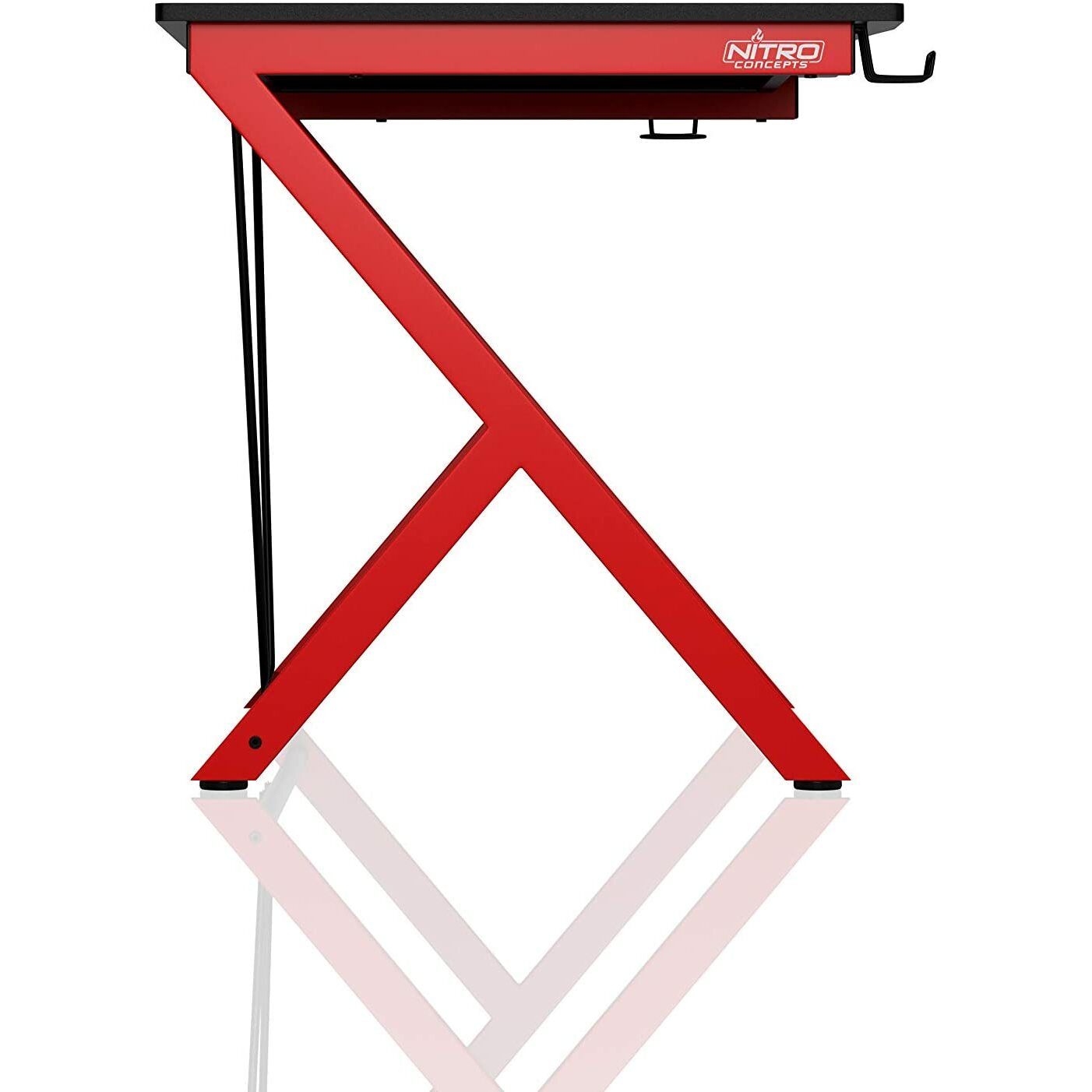 Nitro Concepts D12 Gaming Desk Black Red 116 X 75 X 76 Cm