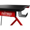 Nitro Concepts D12 Gaming Desk - Black / Red, 116 x 75 x 76 cm Image