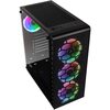 Kolink OBSERVATORY-LITE-MESH Observatory Lite RGB (MESH) Gaming Case - Black Tempered Glass Window Mesh Front Panel - Special Offer Image