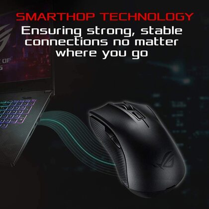 ASUS 90MP01B0-B0UA0 Strix Carry Wireless Optical Gaming Mouse 7200Dpi - BLACK FRIDAY DEAL