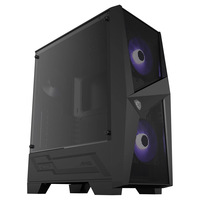 MAG FORGE 100M MID-TOWER RGB GAMING CASE - BLACK TEMPERED GLASS  - Special Offer