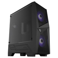 MAG FORGE 100M MID-TOWER RGB GAMING CASE - BLACK TEMPERED GLASS