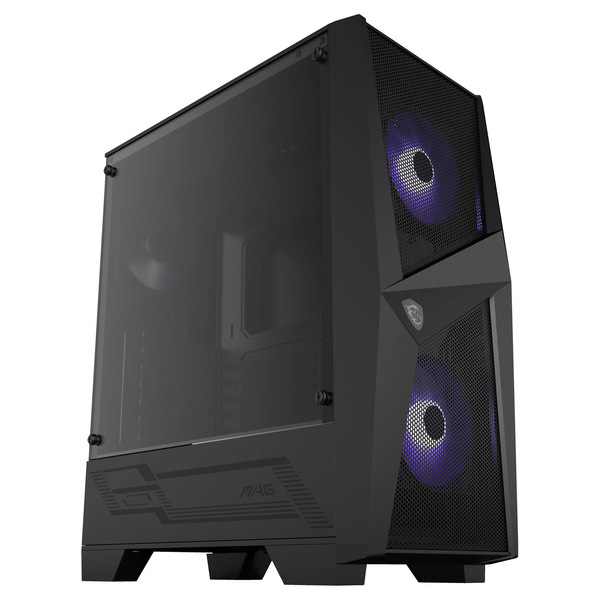 MSI MAG FORGE 100M MID-TOWER RGB GAMING CASE - BLACK TEMPERED GLASS  - Special Offer