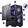 MSI MAG FORGE 100M MID-TOWER RGB GAMING CASE - BLACK TEMPERED GLASS  - Special Offer Image