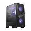 MSI MAG FORGE 100M MID-TOWER RGB GAMING CASE - BLACK TEMPERED GLASS Image