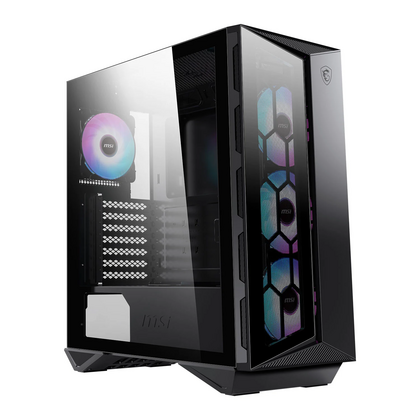 MSI  MPG GUNGNIR 110R Black Mid Tower Tempered Glass PC Gaming Case