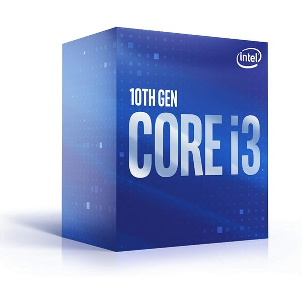 Intel Core I3-10100F CPU, 1200, 3.6 GHz (4.3 Turbo), Quad Core, 65W, 14nm, 6MB Cache (Requires Dedicated GPU)