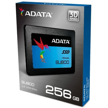 Adata  256Gb Ultimate Su800 Sata3, 3D Nand, R/W 560/520 Mb/S