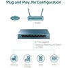 TP-LINK  8 Port Gigabit Lite Wave unmagnaged Desktop Switch - Steel Image
