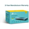 TP-LINK  8 Port Gigabit Lite Wave unmagnaged Desktop Switch - Steel Image