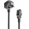 Generic  1.2 Meter Mains Lead Moulded Plugs - PC / Kettle IEC C13 Type Fitting Image