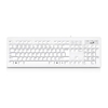 Genius  USB  Slimstar 130 UK Keyboard 104 Keys, White Image