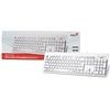 Genius  USB  Slimstar 130 UK Keyboard 104 Keys, White Image