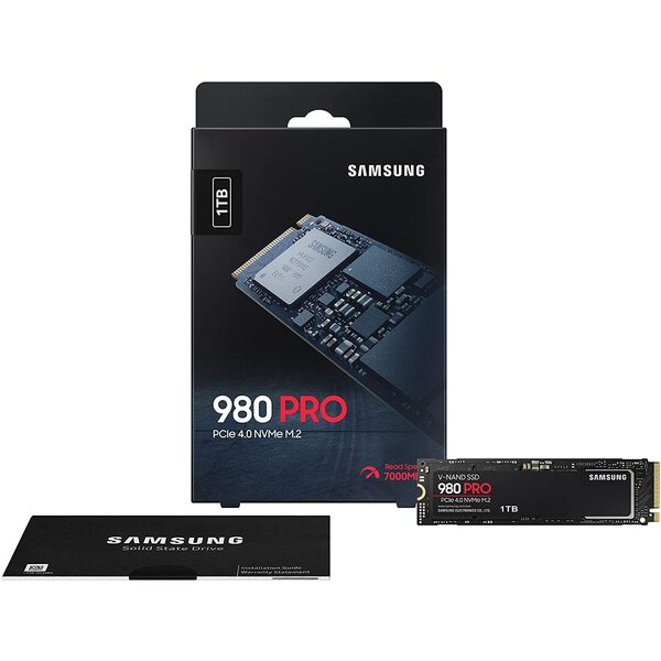 Samsung  1TB (1000GB) 980 PRO NVME M.2 PCIe 4.0 High Performance SSD - PS5 Compatible