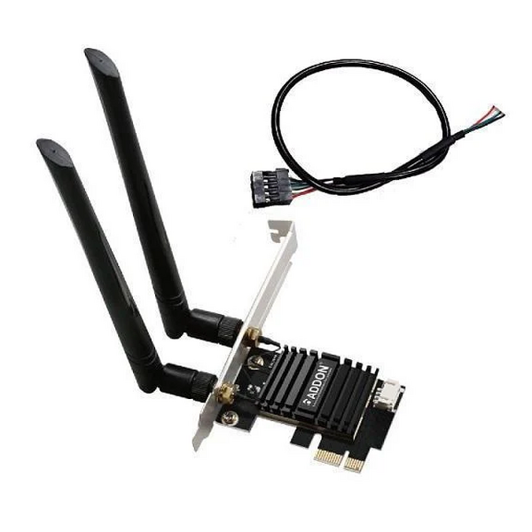 Addon  WiFi 6 11AX Bluetooth 5 MU-MIMO Dual Band PCI-E Adapter
