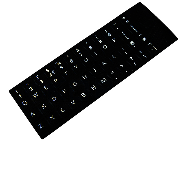 JEDEL  UK Layout Replacement Qwerty Keyboard Stickers Self-adhesive