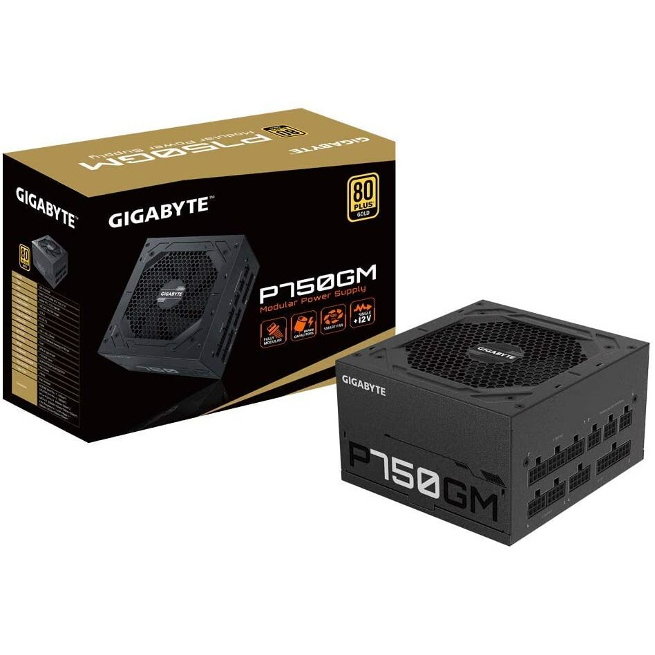 Gigabyte 750Watt Fully Modular Gold Rated PSU / Power Supply Falcon