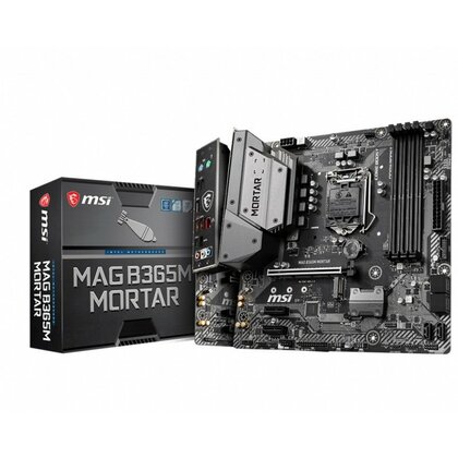 MSI  Intel B365M MORTAR Coffee Lake Micro ATX Motherboard - Coffeelake CPUs only