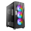 ANTEC  DF700 FLUX Mid Tower ATX Case in Black with Tempered Glass, 3x ARGB Fans Image