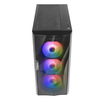 ANTEC  DF700 FLUX Mid Tower ATX Case in Black with Tempered Glass, 3x ARGB Fans Image