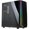Zalman  Zalman Case K1 Rev.B Black - RGB with Tempered Glass Image
