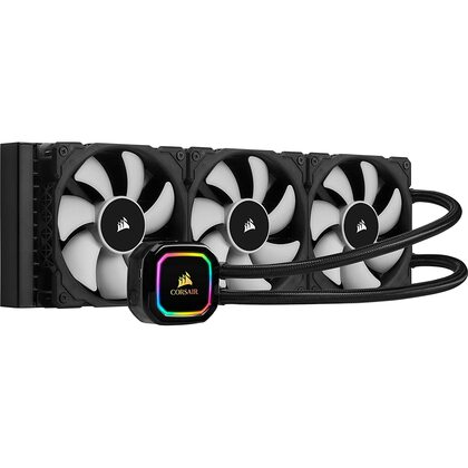 Corsair  iCUE H150i RGB PRO XT 360mm Liquid CPU Cooler, 3 x 12cm PWM Fans, 16 RGB LEDs