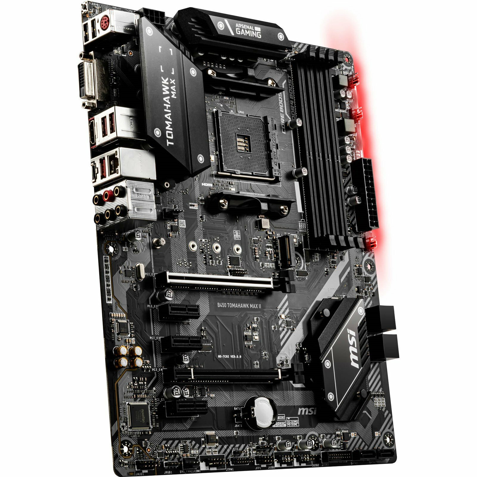 MSI B450 Tomahawk Max II (Socket AM4) Ryzen DDR4 ATX Motherboard ...