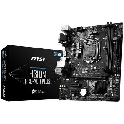 MSI  Intel H310 Coffee Lake Micro Atx Motherboard - Coffeelake Cpus Only