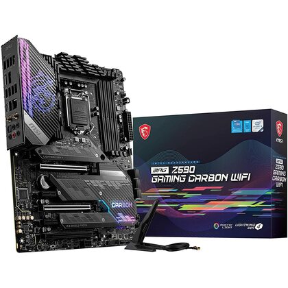 MSI  Intel Z590 Carbon Pro Wi-Fi Intel Socket 1200 ATX Motherboard