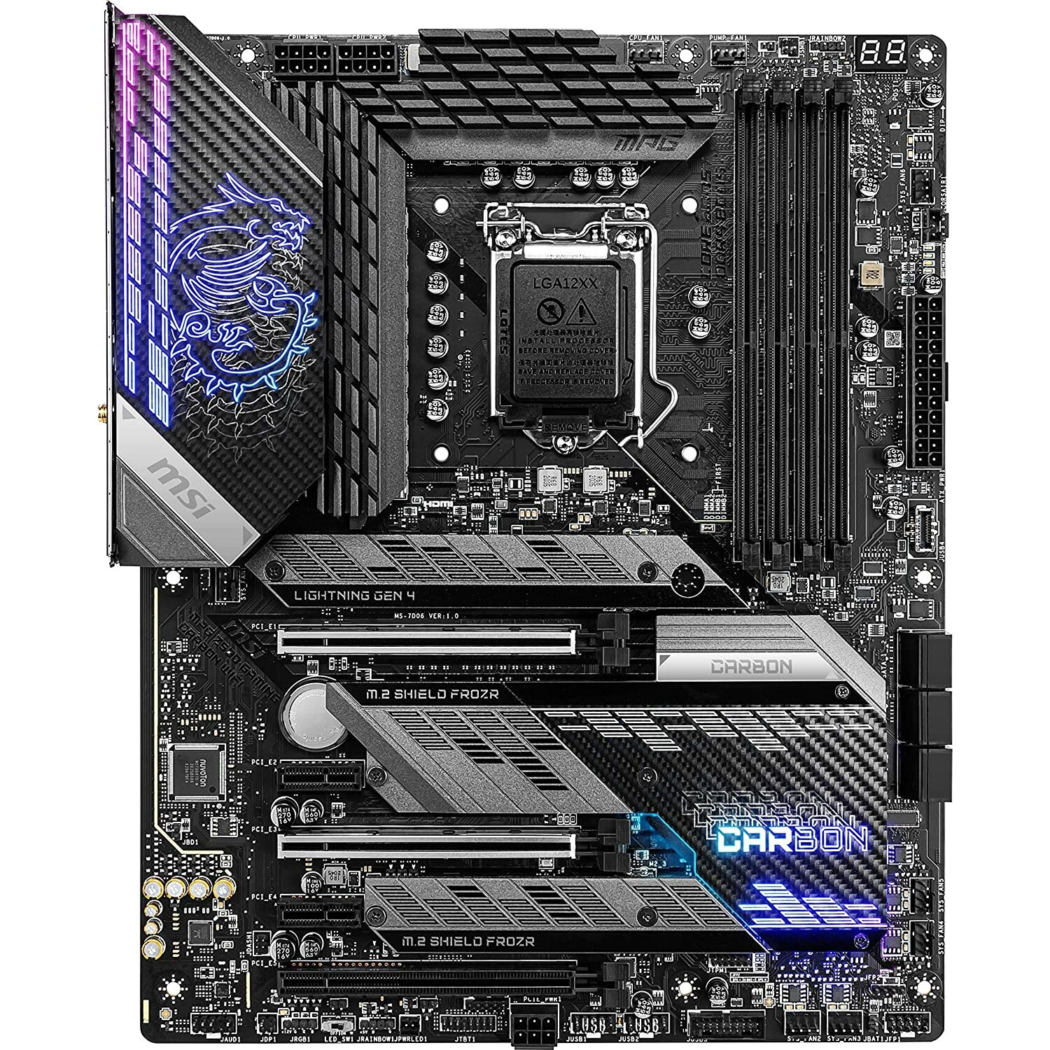 MSI Z590GAMINGCARBONWIFI Intel Z590 Carbon Pro WiFi Intel Socket