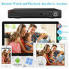 Anspo 4 Channel DVR/NVR CCTV - 500GB HDD PSU and 2 Dome cameras Kit Image